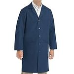 Red Kap Men's Original Lab Coat, Navy, Regular 42