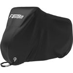Favoto Bike Cover Outdoor Waterproof - Bicycle Covers for 1 or 2 Bikes Outside Storage Rain Dust Sun Proof with Lock Hole Windproof Buckle for Mountain Road Electric Bike