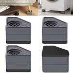 Anti Vibration Pads for Washing Machine, Washer & Dryer Pedestals Shock and Noise Cancelling Washing Machine Foot Pads, Washing Machine Support Stabilizer Mat Protect Laundry Shaking Walking Skidding