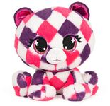 P.Lushes Designer Fashion Pets Quinn O’Bearci Teddy Bear Premium Stuffed Animal, Pink/Purple, 6”