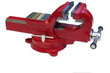 Yost Vises FSV-4 4-Inch Heavy-Duty Forged Steel Bench Vise with 360-Degree Swivel Base