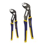 Irwin Vise-Grip GrooveLock Pliers Set, V-Jaw, 2 Piece, 2078709