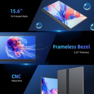 UPERFECT 15.6" QLED 4K Portable Monitor – UHD, HDR, USB-C, 100% AdobeRGB