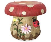 The Decorshed Big Mushroom Garden Stool, Garden Sitting, Unbreakable, Washable,