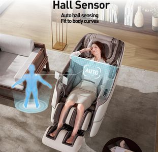 ROTAI 4D Massage Chair – Full Body Recliner, Beige