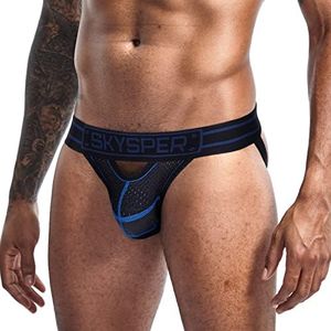 SKYSPER Mens Jockstrap Underwear Jock Straps Male Athletic Supporters for men