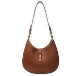 SIBY Saddle Shoulder Bags for Women's (Brown)