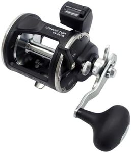 Okuma Convector Star Drag Line Counter Reel (25/310), Black