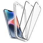 Spigen AlignMaster Full Coverage Tempered Glass Screen Protector for iPhone 14 Plus, iPhone 13 Pro Max - 2 Pack