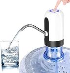 Water Bottle Pump 5 Gallon Electric Drinking Water Pump Portable Water Dispenser USB Charging Water Bottle Pump Water Bottle for Universal 2-5 Gallon Bottle