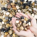 OUPENG Pebbles Polished Gravel, Nat