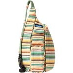 KAVU Mini Interwoven Rope Bag Sling Pack, Prism Stripe, One size