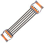 Ueasy Adjustable Chest Expander Resistance Exercise System Bands Strength Trainer for Home Gym Muscle Training Exerciser (Black-120Kg)