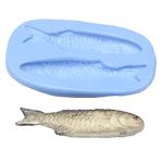 MyTinyWorld Dolls House Miniature Reusable Silver Fish Silicone Mould