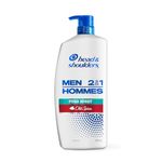 Head and Shoulders Mens 2 in 1 Dandruff Shampoo and Conditioner, Anti-Dandruff Treatment, Old Spice Pure Sport for Daily Use, Paraben Free, 835 mL