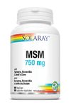 SOLARAY – MSM, 750mg | Turmeric, Boswellia & Devil’s Claw | Bone & Joint Health | Dietary Supplement | Non-GMO, Vegan, Lab Verified | 90 Vegetarian Capsules