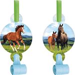 Wild Horse Party Blowers, 8 ct