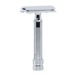 MERKUR Men 34C Classic 2-Piece Double Edge Safety Razor With Heavy Duty Short Handle