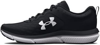 Under Armour Women's Charged Assert 10, (001) Black/Black/White, 7, US