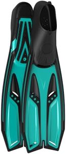 Greatever Snorkel Fins with Full Foot Pocket Durable Long Diving Fins Professional Snorkel Gear for Snorkeling Diving Freediving Adults Men Women