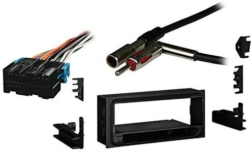 Harmony Audio HA-701858 Compatible with Chevy S-10 98-01 Aftermarket Radio Harness Adapter, Metra 99-4000 Premium Multi-Kit with Pocket and HA-40GM10 Aftermarket Antenna Adapter