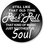 Old Time Rock N Roll Song Lyric Art