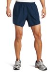 Soffe Men's Navy Running Short with Pocket - Blue -