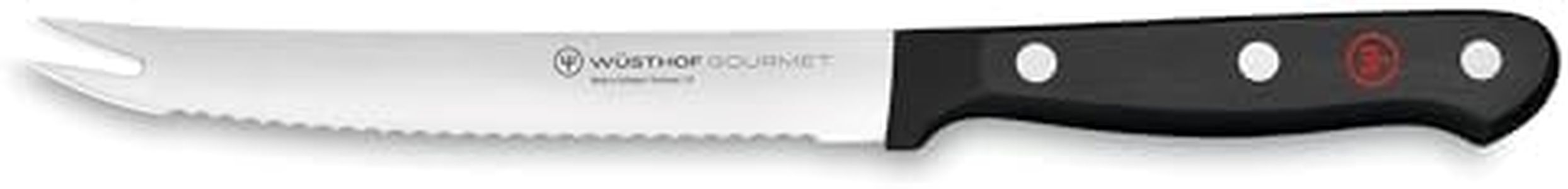 WÜSTHOF Gourmet 5" Tomato Knife, Black