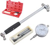 KATSU Dial Bore Gauge, 50-160mm Metric 0.01mm Precision Engine Cylinder Internal Hole Milling Measuring Tool Kit 401115