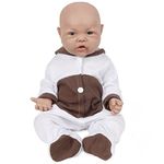 Vollence 17 inch Silicone Baby Dolls Girl Weighted 5.88 lb,[NOT Vinyl],Silicone Full Body Reborn Lifelike Realistic Real Life Newborn Soft Babies with Feeding Accessories & Gift Box for Kids Age 3+