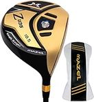 MAZEL Titanium Golf Driver for Men,Right Handed,460CC (Right, Graphite（Golden）, Regular (R), 10.5)