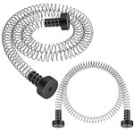 Pelopy 2 Pcs Stainless Steel Zipline Spring Brake Heavy Duty 5.3 ft Long Zipline Stopper Zip Line Accessories Zipline Parts Braking System Stop for 3/16 1/4 5/16 3/8 Inch Wire Zipline Kit Backyard