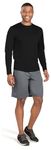 Russell Athletic Men's Long Sleeve Performance Tee, Black, Large