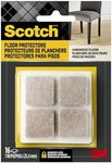 Scotch Felt Pads 2.5cm SP844 (Pack of 16)