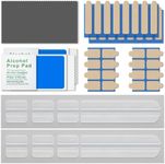 Privacy Screen Adhesive Strips and Slide Mount Holder Tabs for Computer Monitors and Laptops - Easy On-Off Your Security Filter with Replacement Kit for Monitor Laptop Privacy Protector