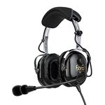 FARO G2-ANR Premium ANR Pilot Aviation Headset with Mp3 Input, Black