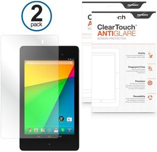 Nexus 7 (2nd Gen/2013) Screen Protector, BoxWave [ClearTouch Anti-Glare (2-Pack)] Anti-Fingerprint Matte Film Skin for Google Nexus 7 (2nd Gen/2013)