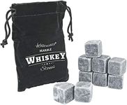 Southern Homewares SH-10197-S9 Natural Marble Whiskey Stones Silver, One Size