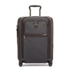 TUMI - Alpha 3 Continental Dual Access 4 Wheeled Carry-On Luggage - 22 Inch Rolling Suitcase for Men and Women - Anthracite