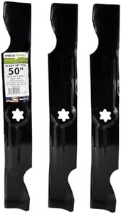 MaxPower 561545B 3-Blade Set for Many 50 in. Cut MTD, Cub Cadet, Troy-Bilt Mowers, Replaces OEM #'s 742-04056, 942-04056, 112-0316 and Others,Red