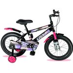 BLACK SHARK Aqua 16 Inches Bike for Kids Bike Brake | Bicycle for Boys & Girls | Frame | 90% Pre-Assembled | (Pink/Purple, 16 Inches)