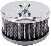 KIPA Chrome Air Cleaner Filter 4" x