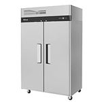 Turbo Air M3F47-2-N commercial kitchen upright freezer, self cleaning, LED lighting, self-diagnostic system, smart defrost (2) Door (42.1 Cu. Ft)