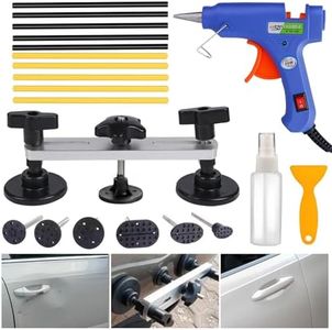 TUAKIMCE Car Dent Repair Tool Kit, Auto Dent Puller Set Dent Removal Tools for Automobile Motorcycle Refrigerator Body Dent and Hail Damage Removal