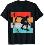 Skater Skateboarder Retro Skateboard Boys Youth T-Shirt