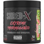 Applied Nutrition Shred X Fat Burner - ABE All Blak Everything Fat Burner, Thermo Weight Management (300g - 30 Servings) (Strawberry Kiwi)