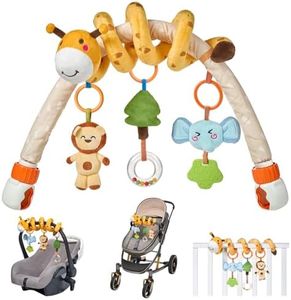 TUMAMA Baby Stroller Arch Toy,Portable Baby Mobile for Bassinet,Car Seat Crib Accessories Travel Activity Arch for Babies Infants 0-12 Months