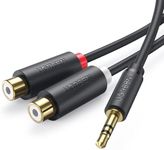 UGREEN 3.5mm to 2 RCA Cable Male to