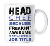 60 Second Makeover Limited Head Chef Blue Novelty Funny Mug Awesome Isn't an Offical Job Title Present Gift