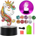 Kids Toys Gifts for Girls Age 9-12: Unicorn Toys for Girls Kids Diamond Art Night Light for 5 6 7 8 9 10 Year Old Girl Gifts Birthday Presents for Teen Girl Gifts for 7-8-9-10 Year Old Girls Lamp